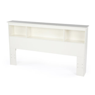 Stutes Full/Queen Bookcase Storage Headboard