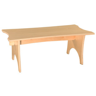 Go to store & view more images Wood Designs Scalloped Straight Wood Bench