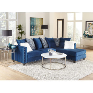 Go to store & view more images Crossover Denim Sectional by Mercer41