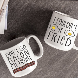 20 Oz. Bacon and Eggs Coffee Mug Set