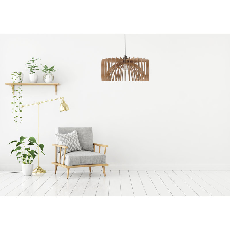 George Oliver Bannon 1 Light Single Drum Pendant Wayfair