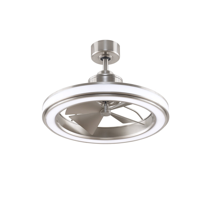 4 Blade Ceiling Fan With Light       - Shop Kendal Lighting Aviator 42-in Copper Bronze Downrod ... - Low profile led indoor fresh white ceiling fan.