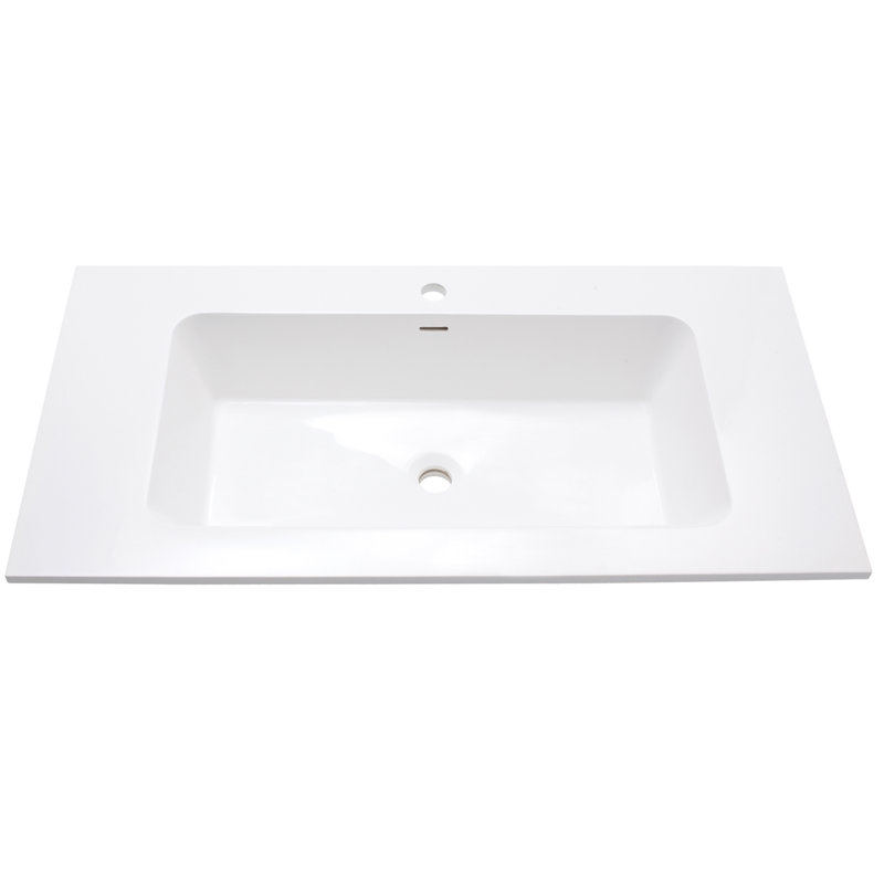 Avanity Versastone Solid Surface 39 Single Bathroom Vanity Top Wayfair