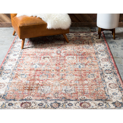 World Menagerie Bally S Terracotta Area Rug Birch Lane Bally S Terracotta Area Rug