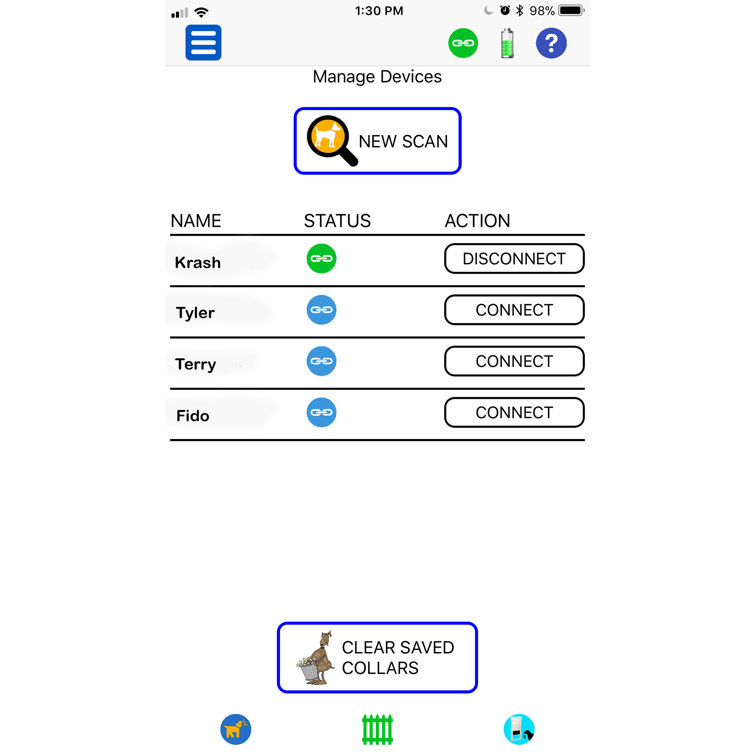 smartphone shock collar