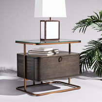 Glass Top Nightstands You Ll Love In 2021 Wayfair