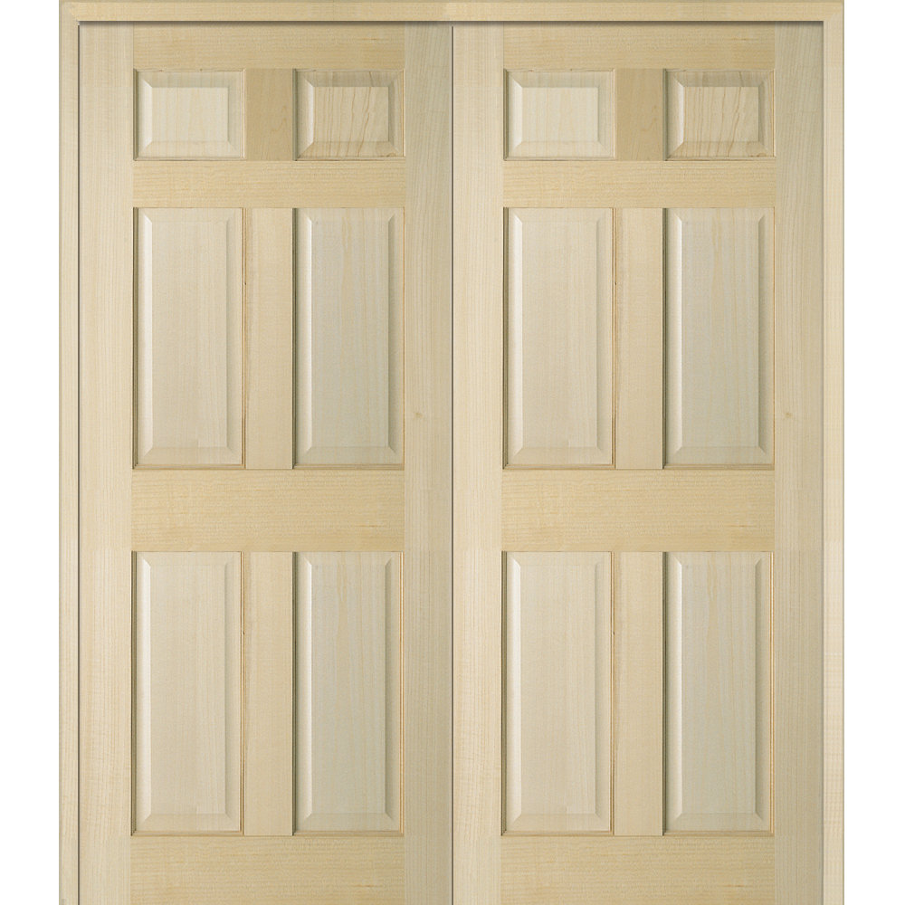 Verona Home Design Paneled Solid Manufactured Wood Unfinished