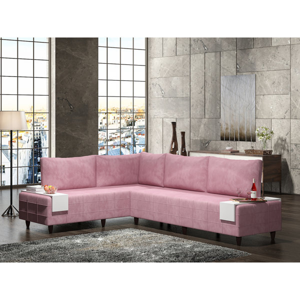Corrigan Studio Fenske 98 Reversible Sleeper Corner Sectional Wayfair