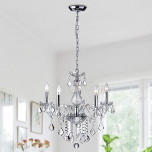 Dike 5-Light Crystal Chandelier