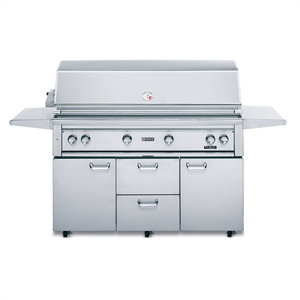 Professional ProSear 2-Burner Built-In Gas Grill with Side Shelves
