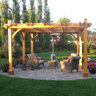 Go to store & view more images Breeze 20 Ft. W x 12 Ft. D Solid Wood Pergola by Outdoor Living Today