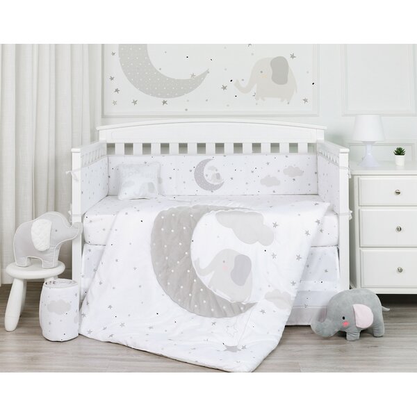 14 pcs Crib Bedding Set incl Lamp Shade Baby Boutique All Star 