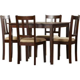 Red Barrel Studio Brahn 5 Piece Dining Set Reviews Wayfair