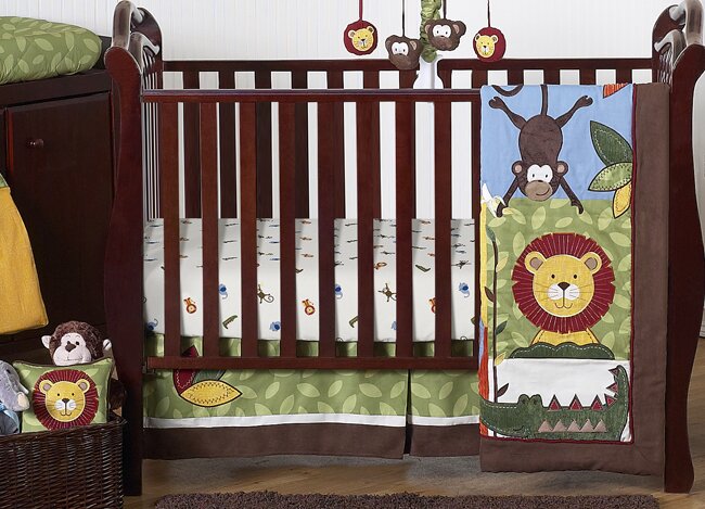 jungle crib set