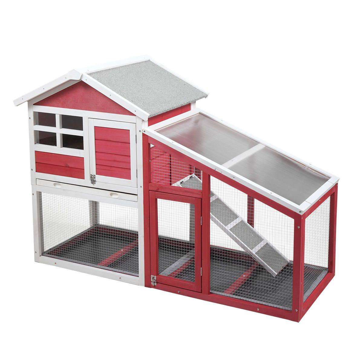 Tucker Murphy Pet™ Batya Weather Resistant Rabbit Cage with Ramp Wayfair
