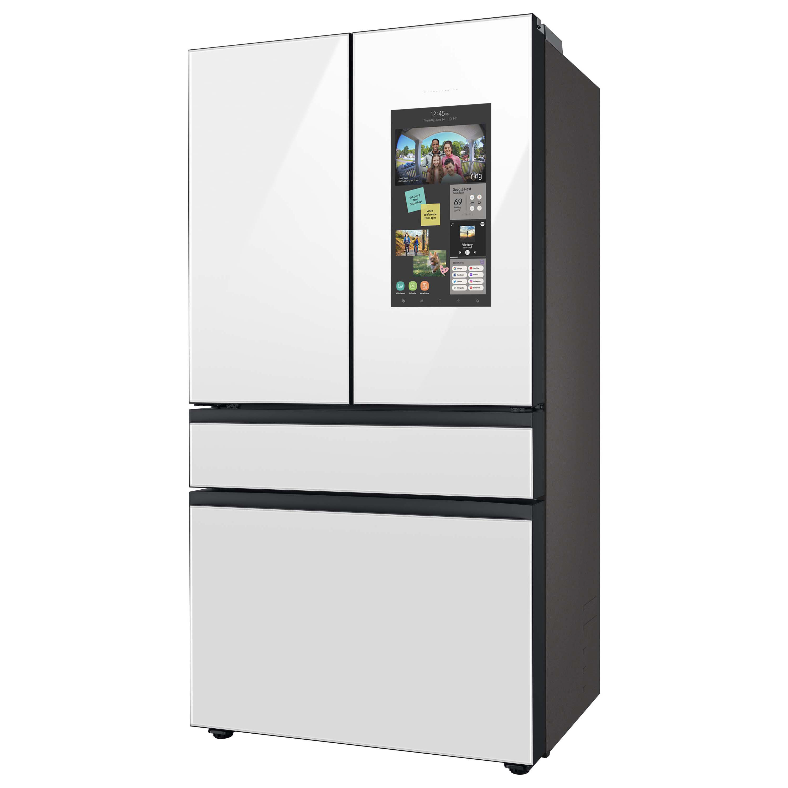 Samsung Bespoke 23 cu Ft French Door Refrigerator Glass Customizable