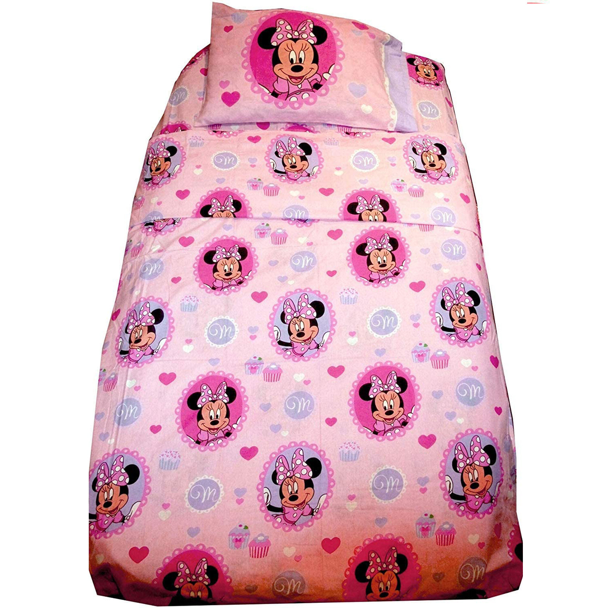 Disney Minnie Mouse Flannel Duvet Cover Set Wayfair