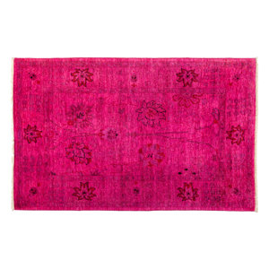 Vibrance Hand-Knotted Pink Area Rug