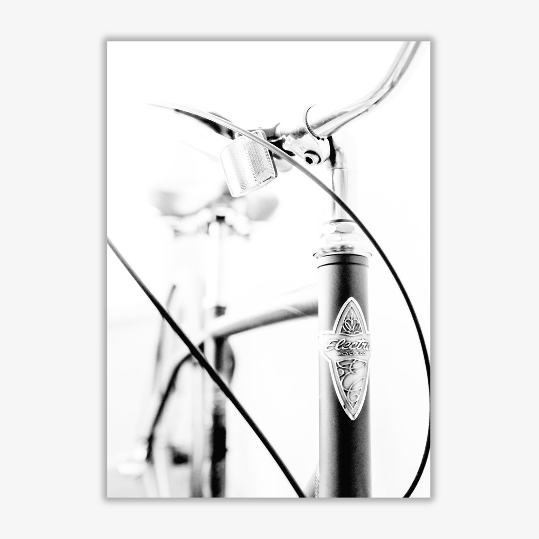East Urban Home Poster Retro Bike Frame