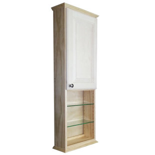 Ashley Series 15.25" W x 43.5" H Wall Mounted Cabinet by