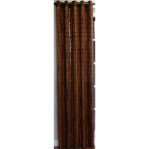 Sawyers Bamboo Grommet Top Single Curtain Panel