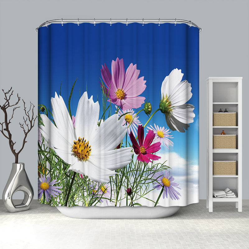 Ebern Designs Kuhle Single Shower Curtain | Wayfair