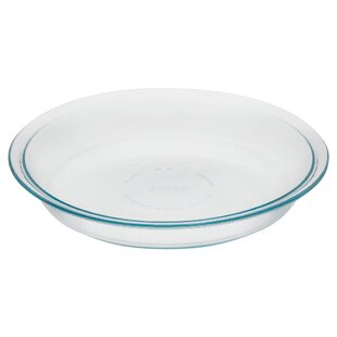 Anchor Hocking Glass 9.5 Inch Deep Pie Plate with Wide Fluted Edge 