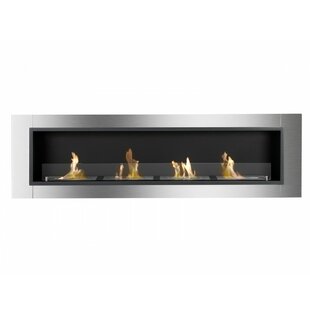 Kevern Recessed Wall Mounted Ethanol Fireplace By Orren Ellis