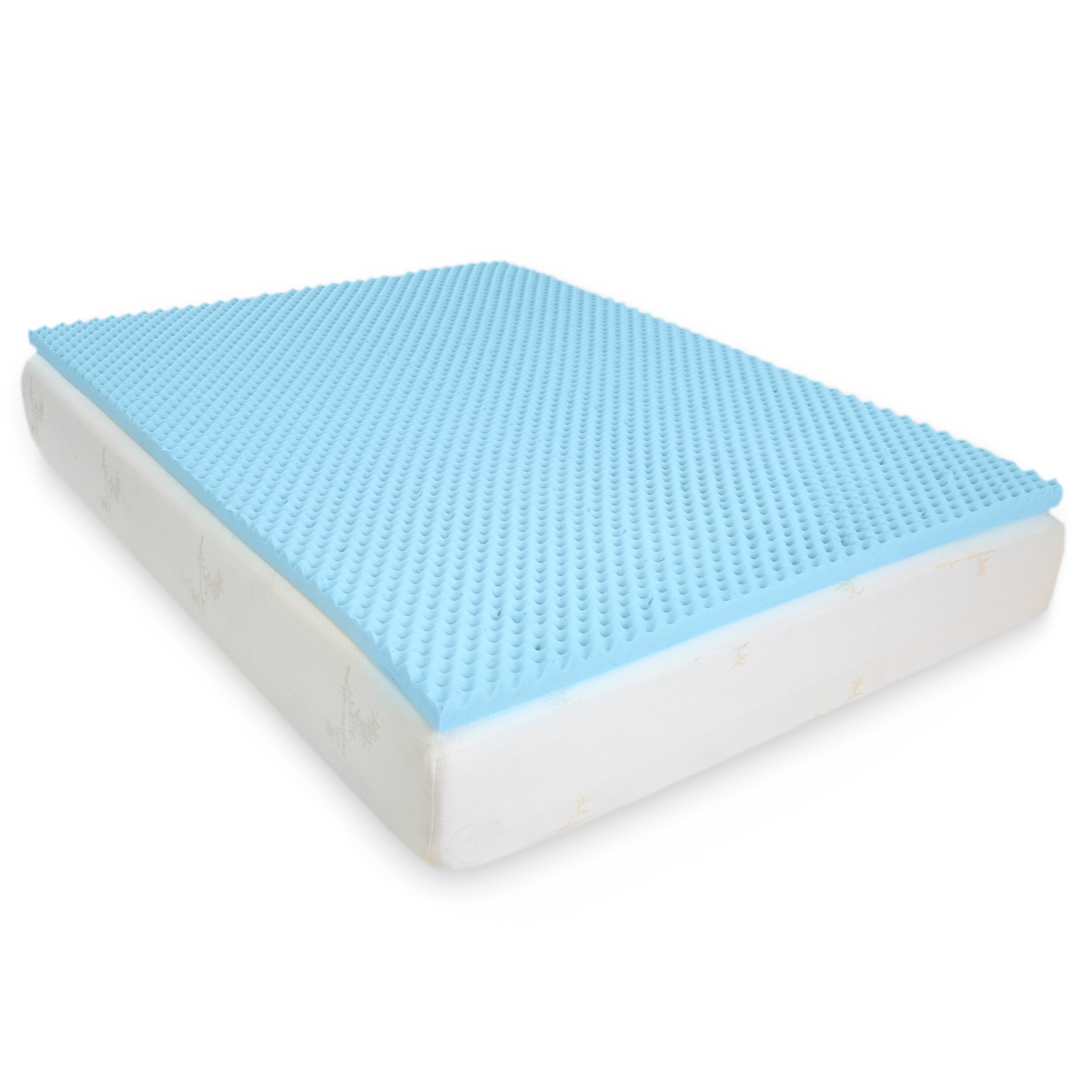 Israel Egg Crate Gel Memory Foam 10" Mattress Topper