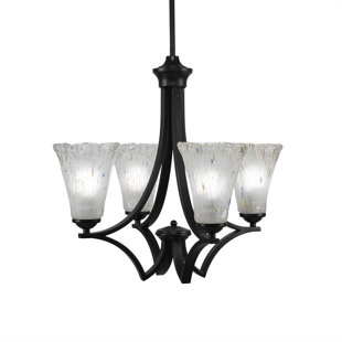 Go to store & view more images Couto 4-Light Shaded Chandelier by Red Barrel Studio