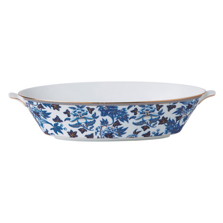 Wedgwood Hibiscus Bone China Serving Bowl & Reviews | Wayfair