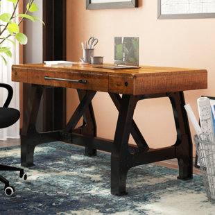 Go to store & view more images Caseareo Solid Wood Writing Desk by Trent Austin Design