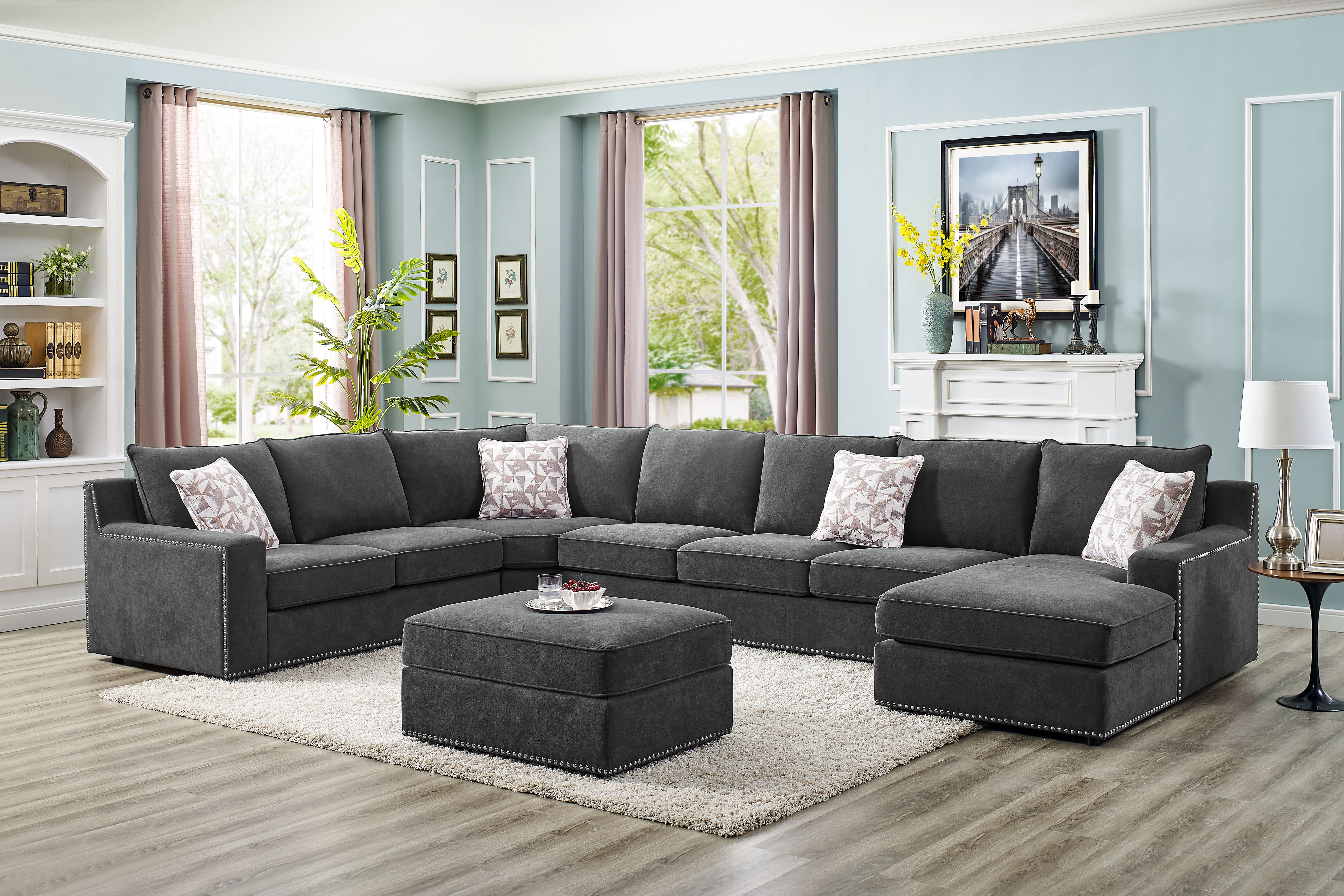 Wrought Studio Makah 166 Right Hand Facing Modular Sectional With Right Hand Facing Modular Sectional