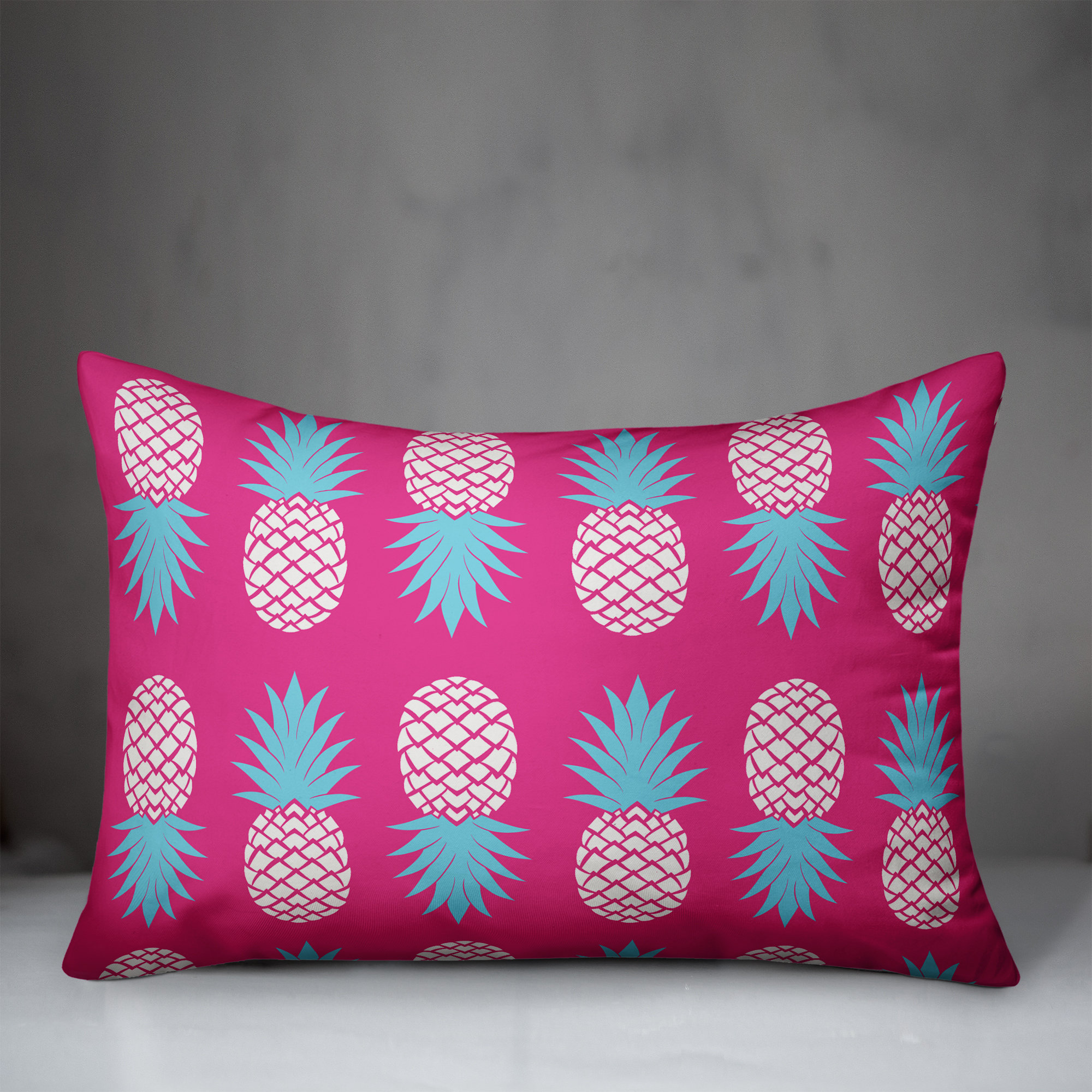 pineapple lumbar pillow