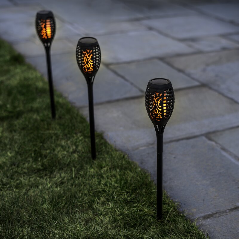 Touch Of Eco Led Flickering Garden Torch Reviews Wayfair