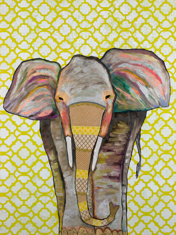 Greenbox Art Trendy Trunk Painting Print On Wrapped Canvas