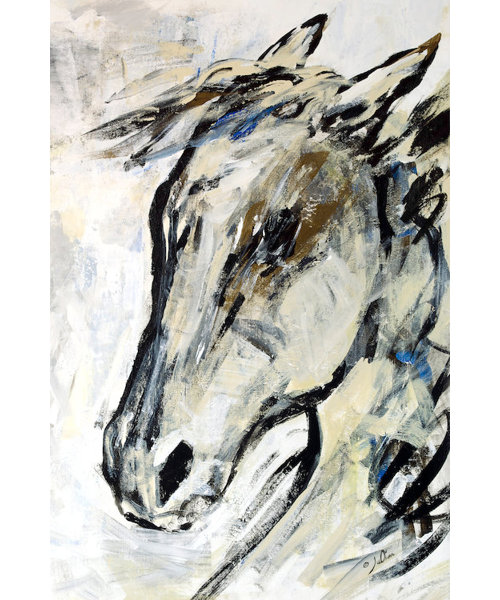 East Urban Home Picasso S Horse Ii Painting Print On Wrapped
