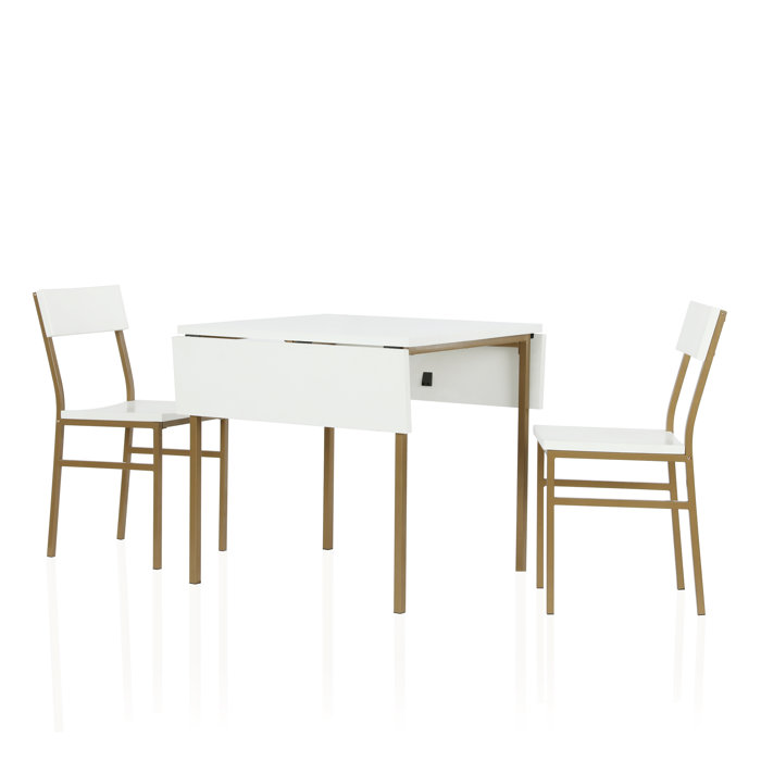Mercer 3 Piece Drop Leaf Dining Set