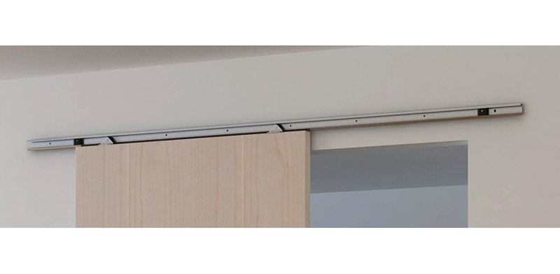 Symple Stuff Modern Sliding Barn Closet Door Hardware Track Kit