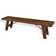 Loon Peak Hardin Solid Wood Bench & Reviews 