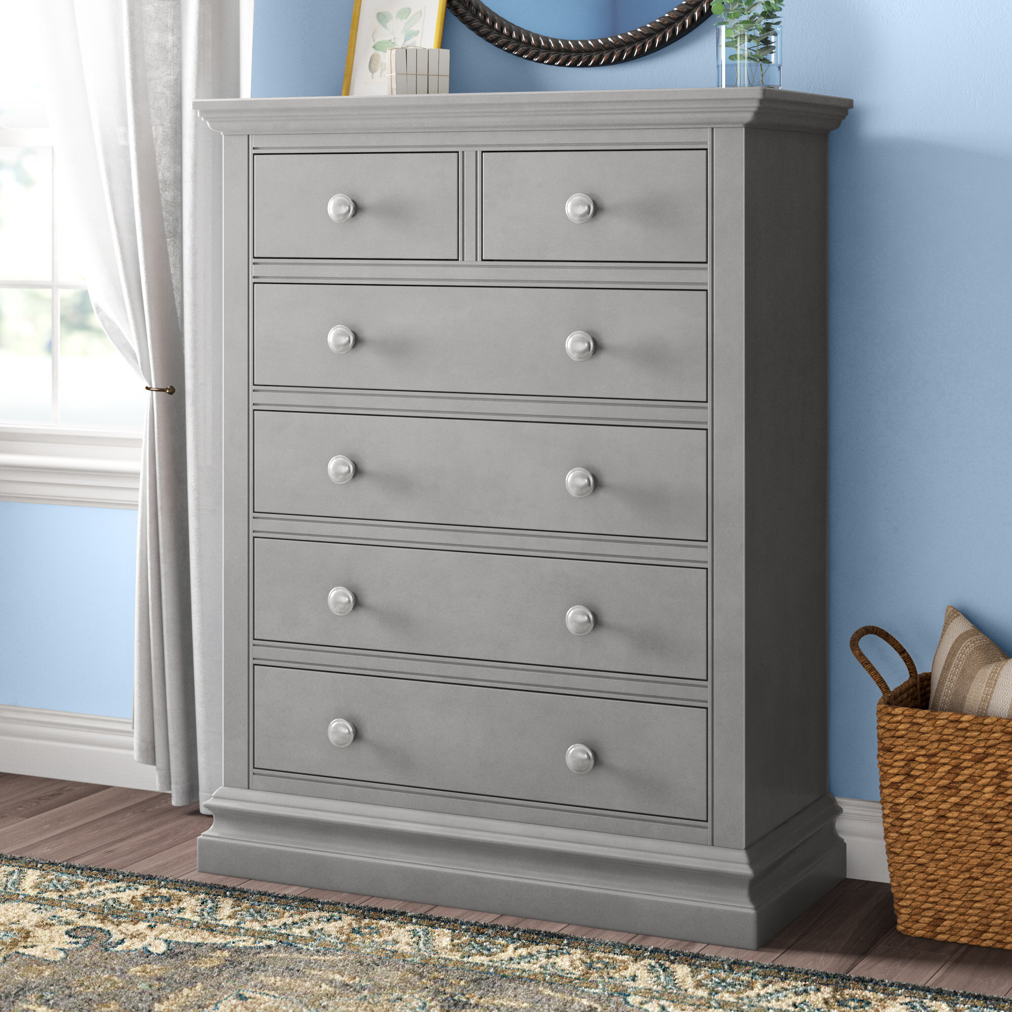 solid wood nursery dresser