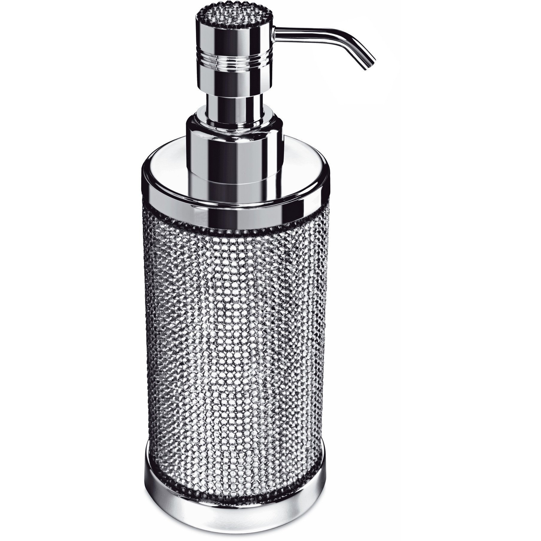 Agm Home Store Patrice Round Table With Swarovski Crystals Soap Lotion Dispenser Wayfair