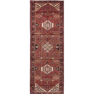 One-of-a-Kind Roth Hand-Knotted Brown Area Rug