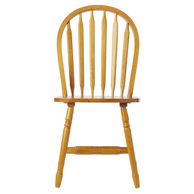 tolman solid wood windsor back side chair