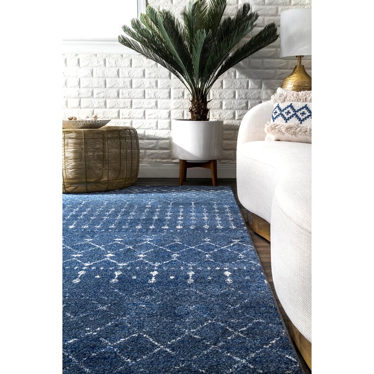 Ultimate Goteborg 36034A Blue Funky Geometric Rug in various sizes