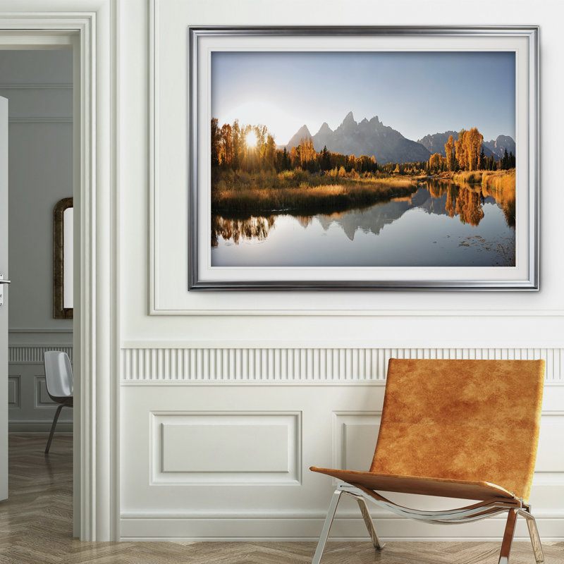 Millwood Pines Landing On Snake River Framed Acrylic Painting