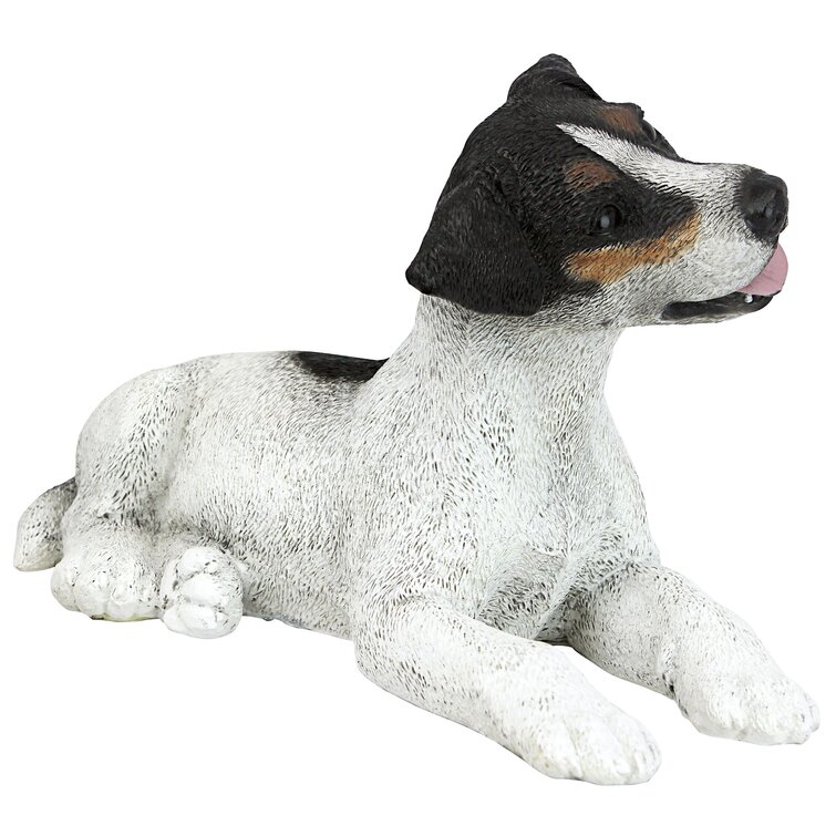 B&W POINTER black white puppy TiNY DOG Resin Figurine MINIATURE Mini COLLECTIBLE 