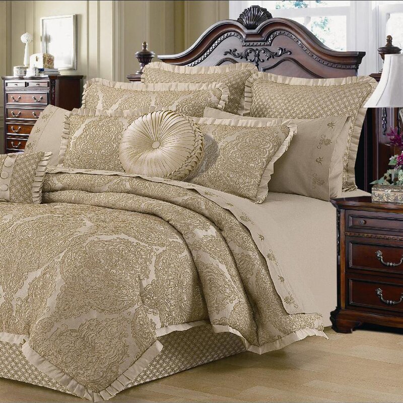 Astoria Grand Walbridge Lux Jacquard Comforter Set & Reviews | Wayfair