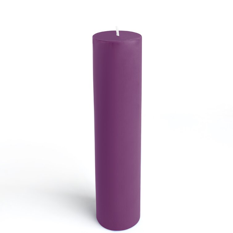 Zest Candle Pillar Candles White Citronella 3 by 9-Inch 