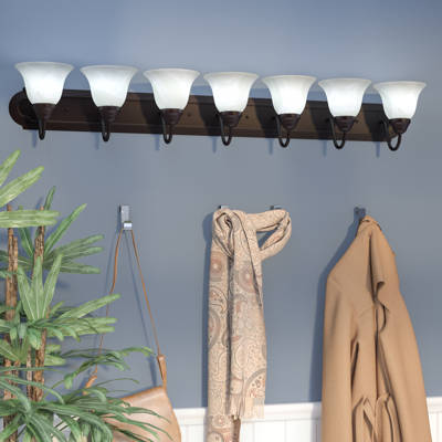 Three Posts Gurney 7 Light Vanity Reviews Wayfair Gurney 7 Light Vanity